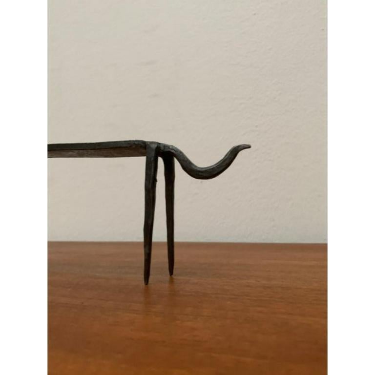 Mid-Century Wrought Iron Animal Sculpture For Sale 1
