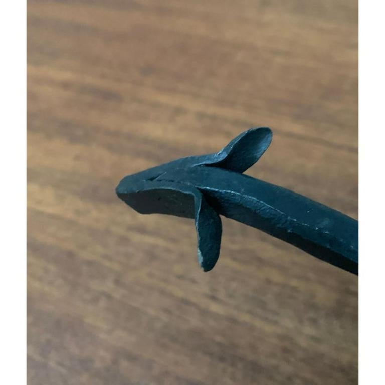 Mid-Century Wrought Iron Animal Sculpture For Sale 3