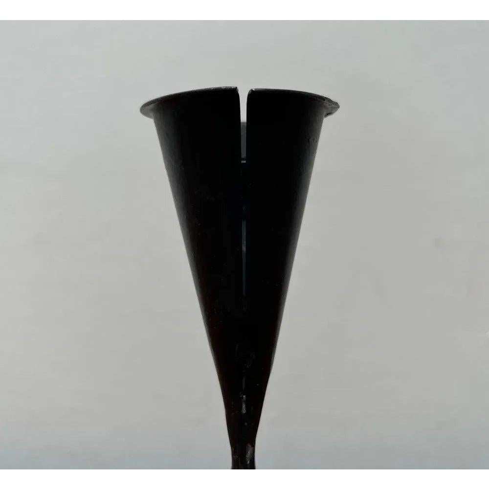 Candelabro de hierro forjado de mediados de siglo, años 60 en venta 4