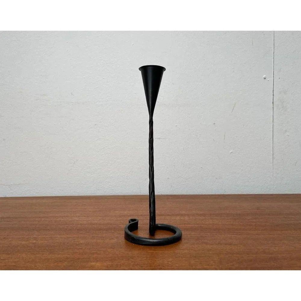 Candelabro de hierro forjado de mediados de siglo, años 60 en venta 6