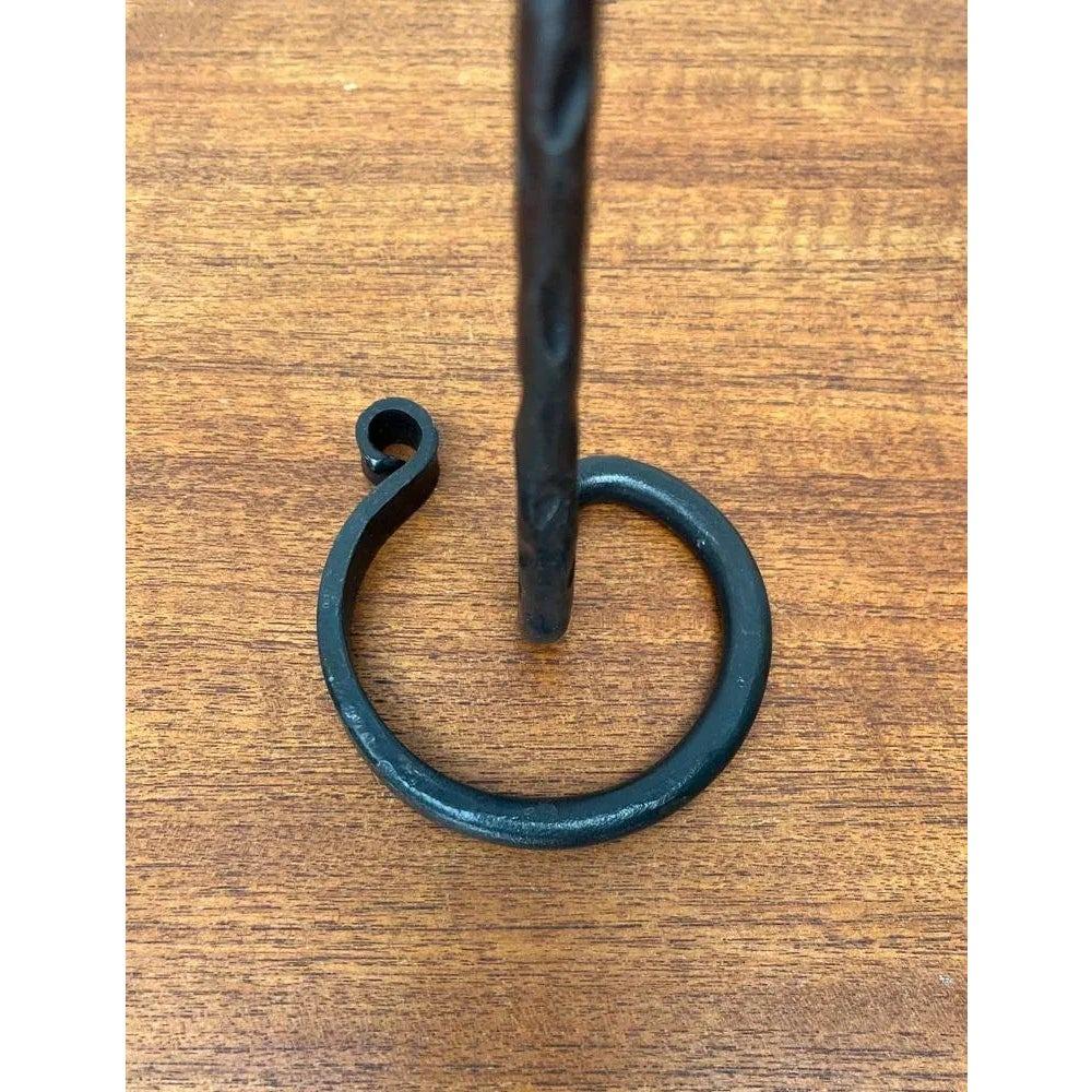 Candelabro de hierro forjado de mediados de siglo, años 60 en Excelente estado para la venta en Hamburg, DE