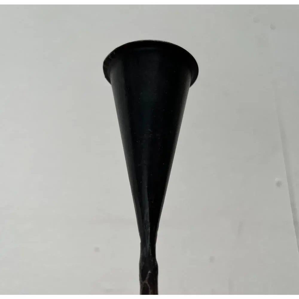 Candelabro de hierro forjado de mediados de siglo, años 60 en venta 1