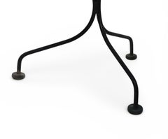 Table à cocktail de jardin en fer forgé du milieu du siècle Att. to Woodard c. 1970s