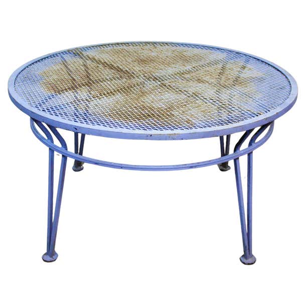 Radar Table Mid-Century Wrought Iron