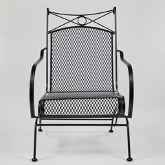 Mid Century Wrought Iron 'Spring' Chair