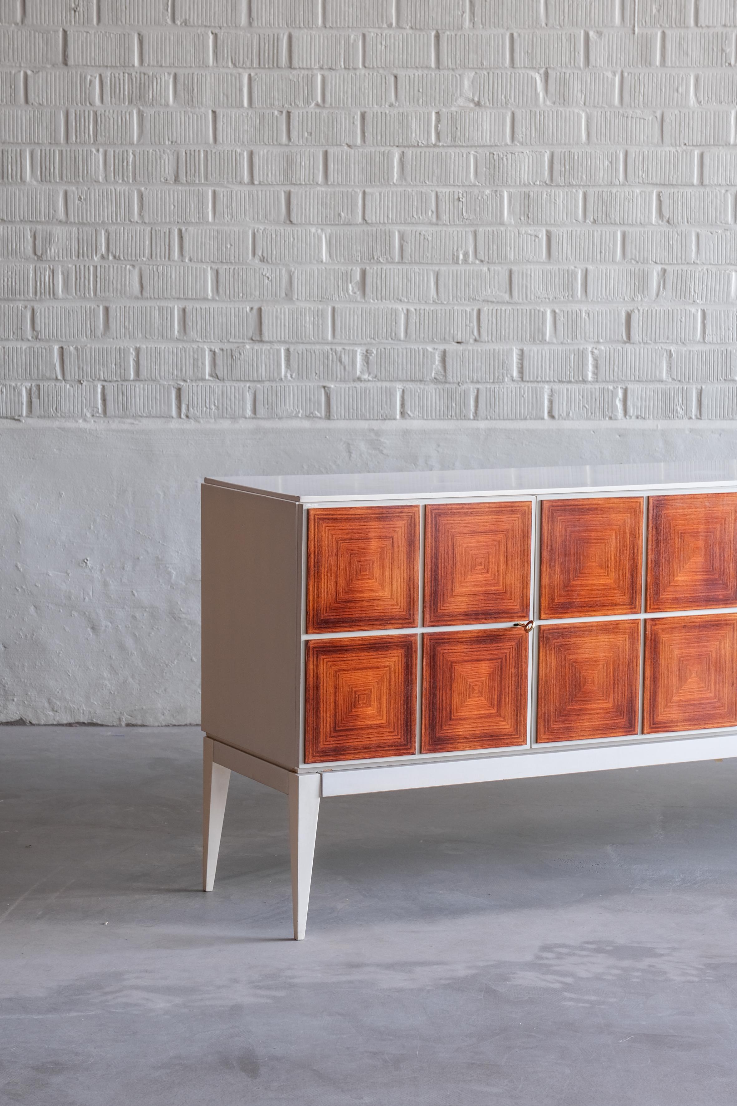 20th Century Mid century XL sideboard by Musterring Germany 1960s made out of wood For Sale