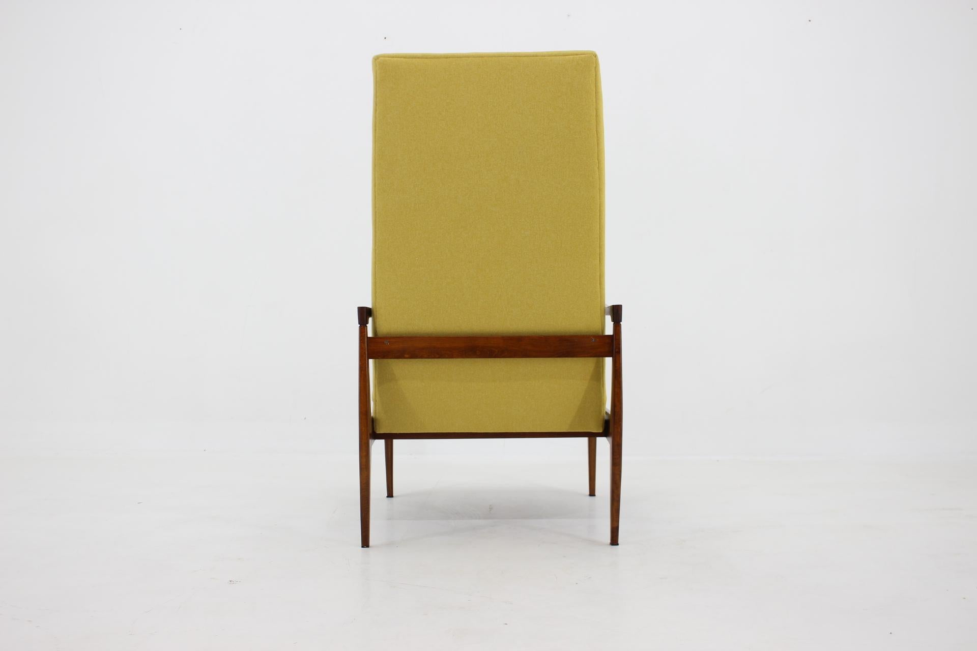 Mid Century Yellow Armchair, Denmark, 1960s 1