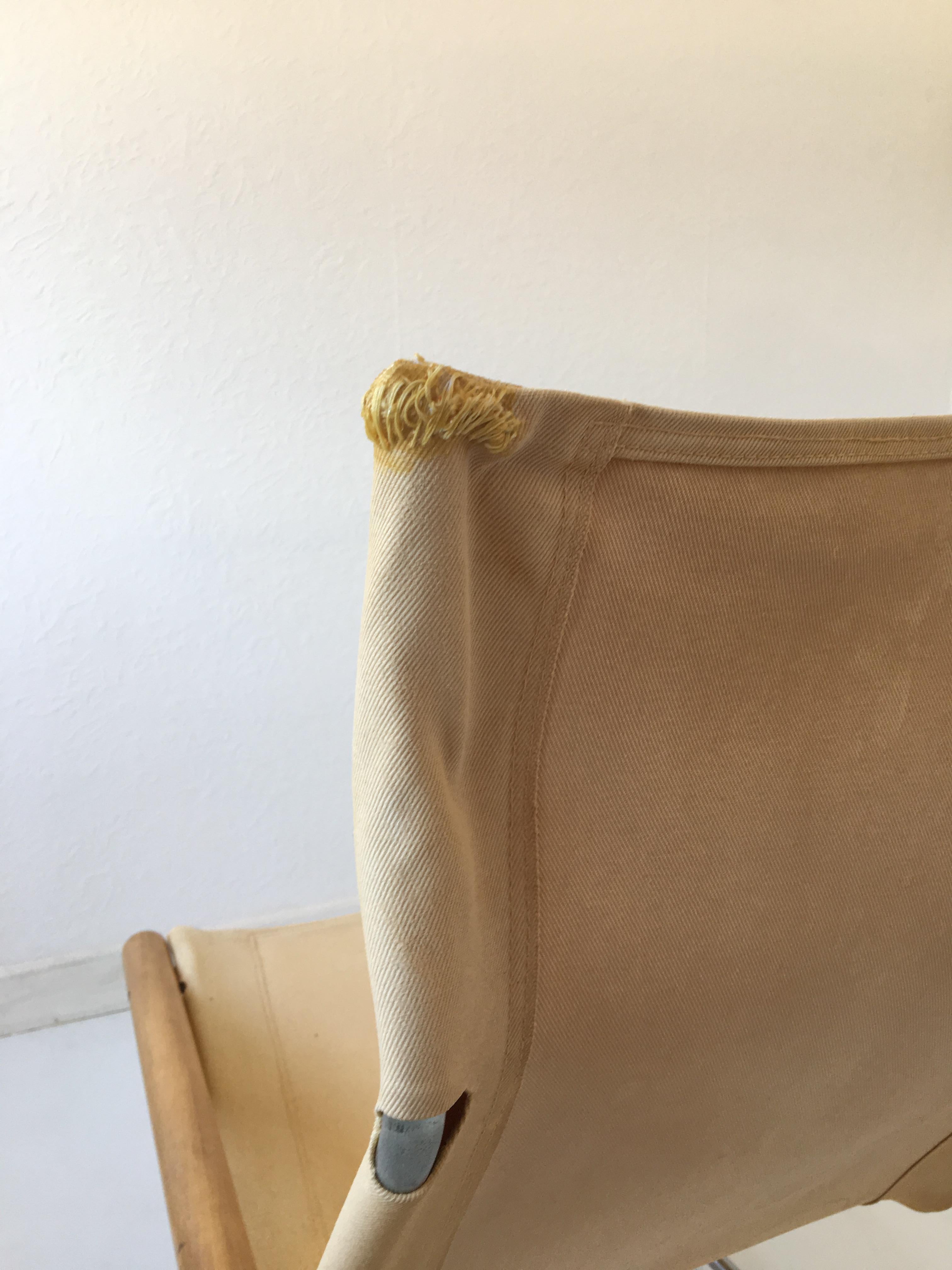 Chaises en toile jaune du milieu du siècle dernier « NY » de Takeshi Nii, pour Jox Interni, 1958 en vente 5