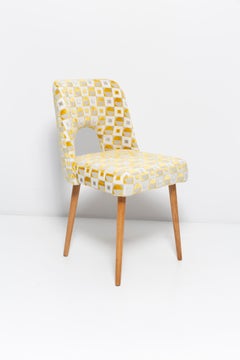 Mid-Century Yellow Mustard 'Shell' Chair, 1960s