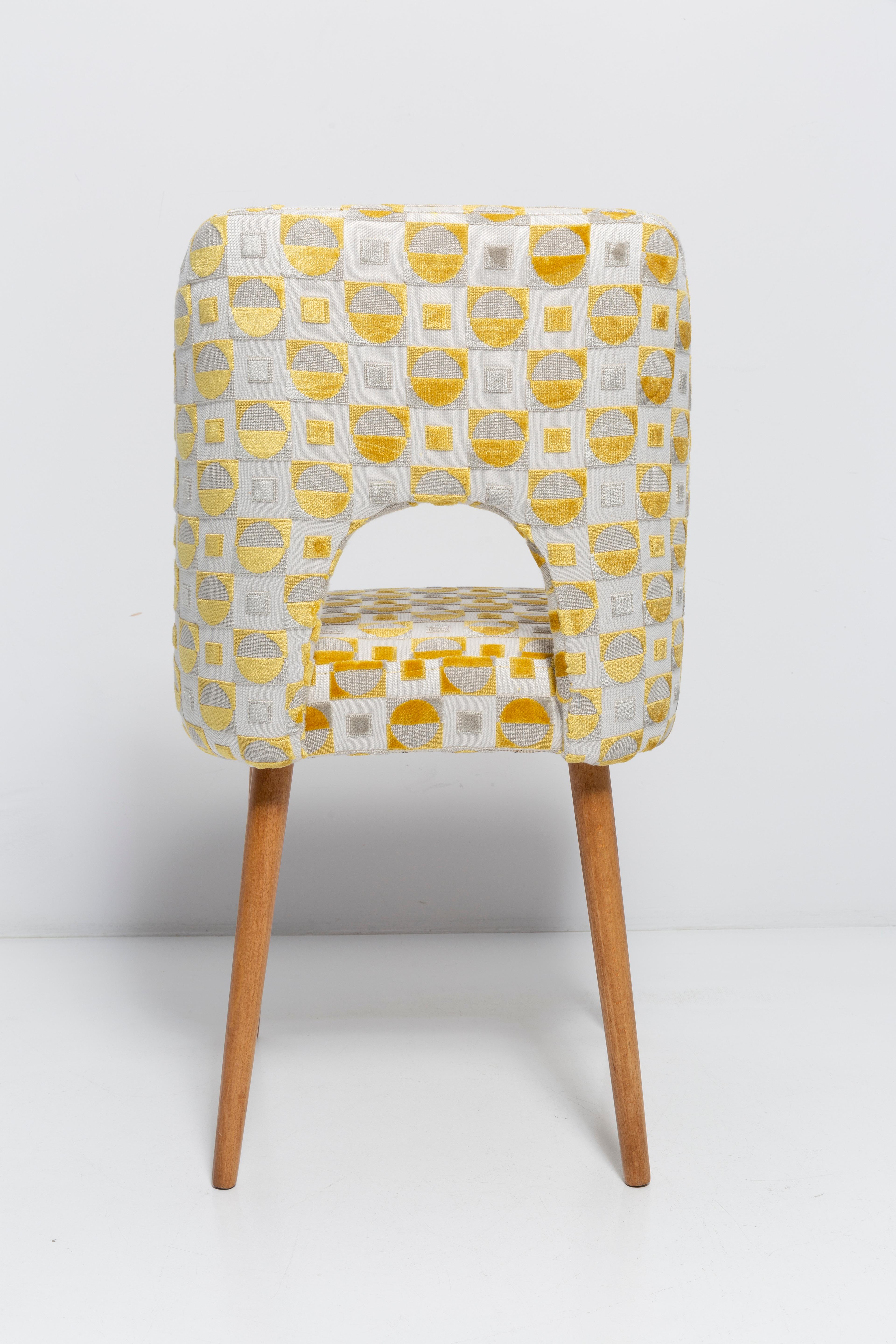 20th Century Mid-Century Yellow Mustard 'Shell' Chair, 1960s For Sale