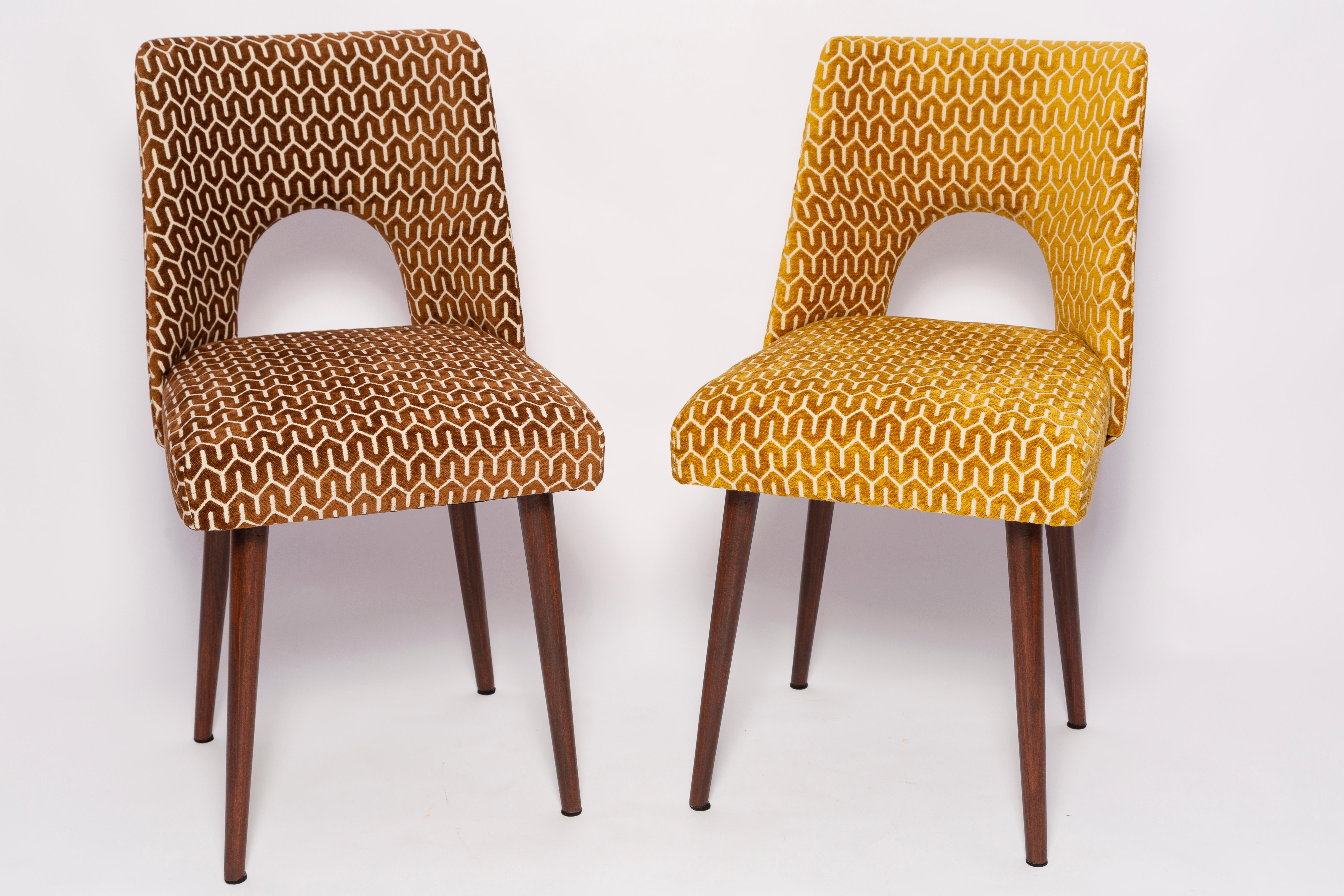 Mid-Century Yellow Mustard 'Shell' Chair, Europe, 1960s For Sale 2