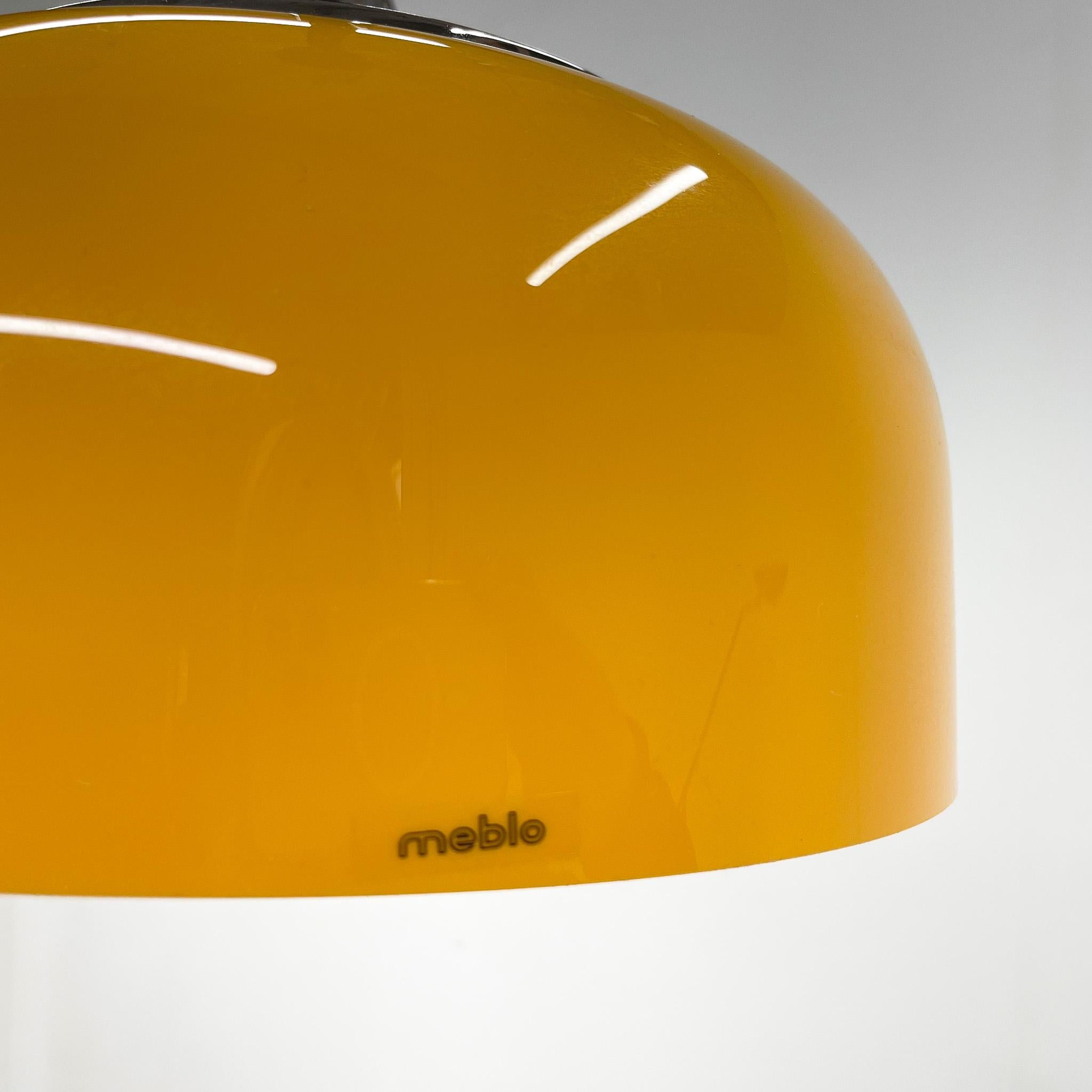 Midcentury Yellow Pendant by Harvey Guzzini for Meblo, Italy In Good Condition For Sale In Praha, CZ