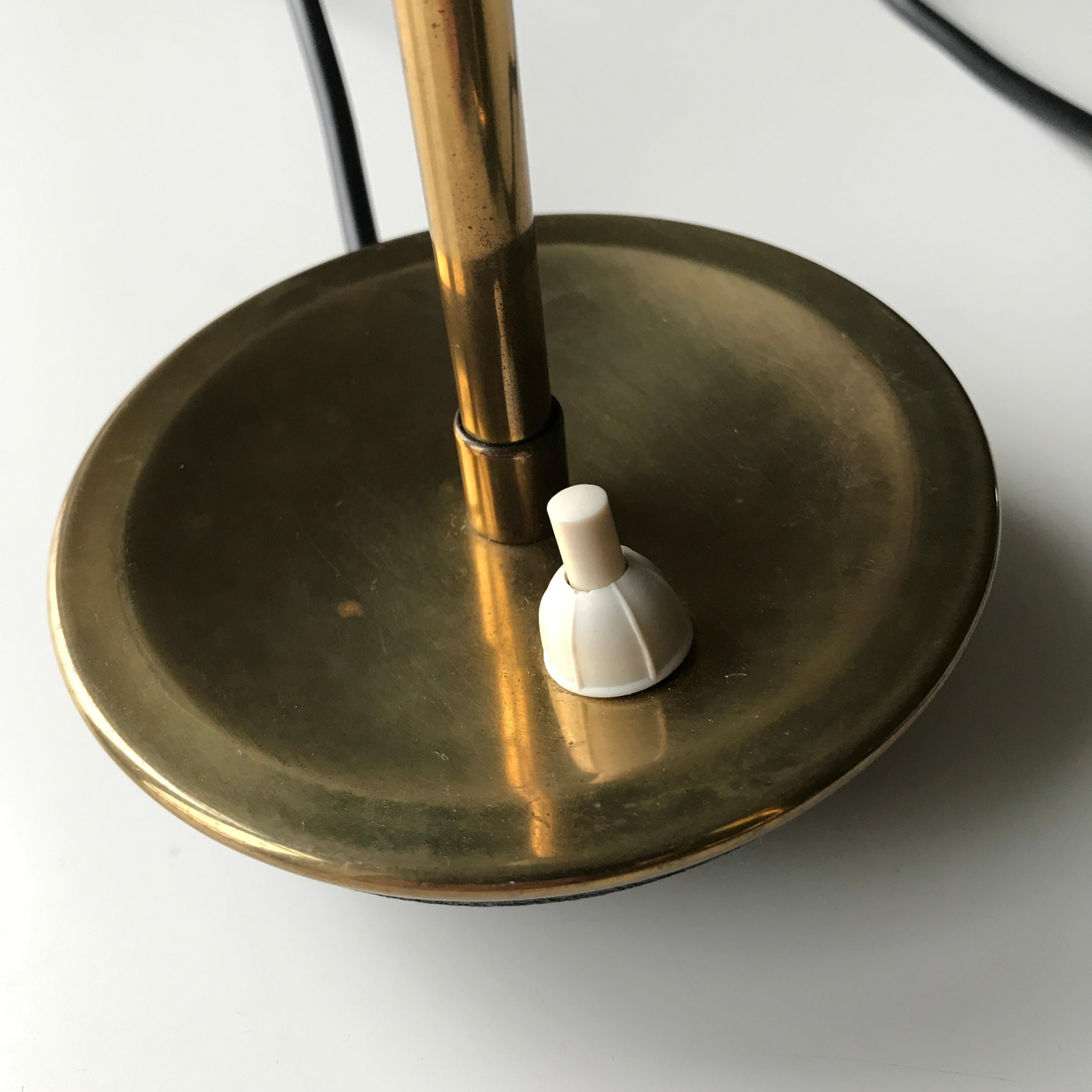 Metal Mid-Century Yellow Scandinavian Modern Desk Lamps For Sale