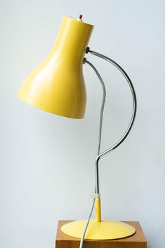 Midcentury Yellow Table Lamp from Chech Designer Josef Hurka, 1970s