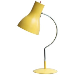 Midcentury Yellow Table Lamp from Chech Designer Josef Hurka, 1970s