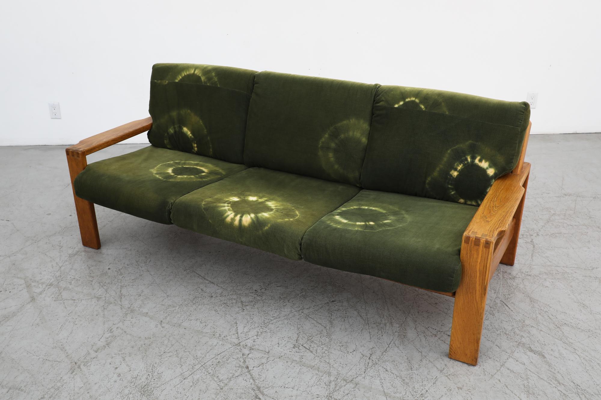 Mid Century, Yngve Ekström Style Swedish Oak Sofa 4