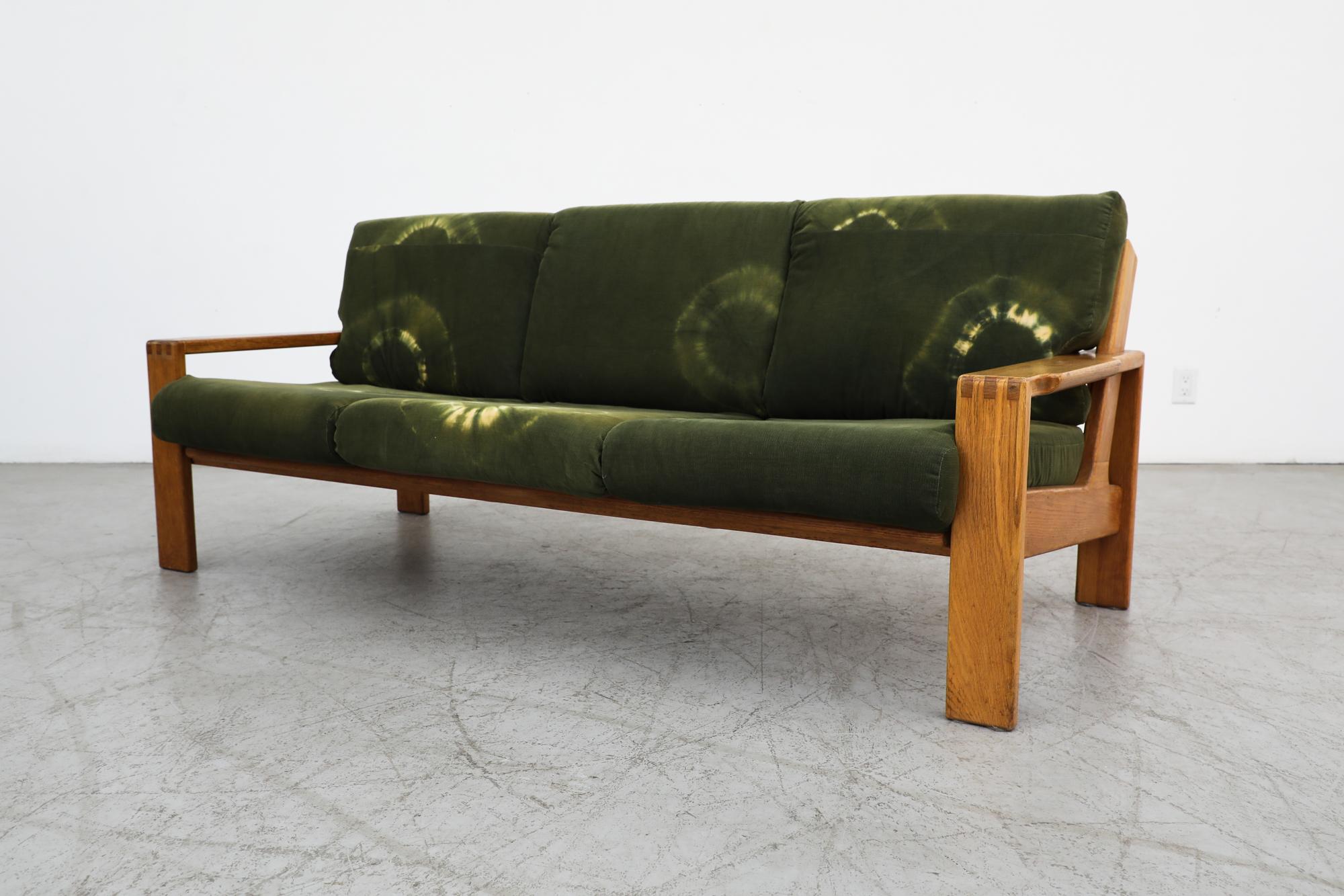 Mid Century, Yngve Ekström Style Swedish Oak Sofa 5