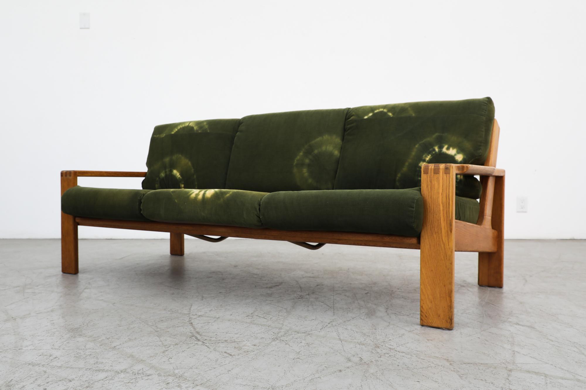 Mid Century, Yngve Ekström Style Swedish Oak Sofa 6