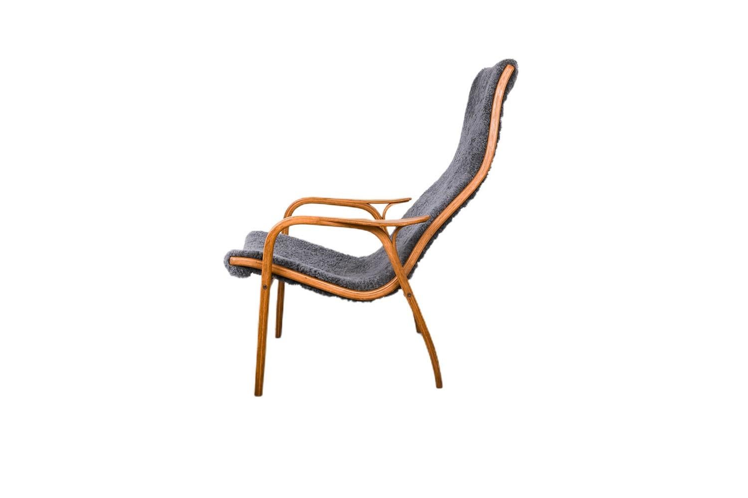 Mid-Century Modern Mid Century Yngve Ekström Swedese Lamino Easy Chair 1956