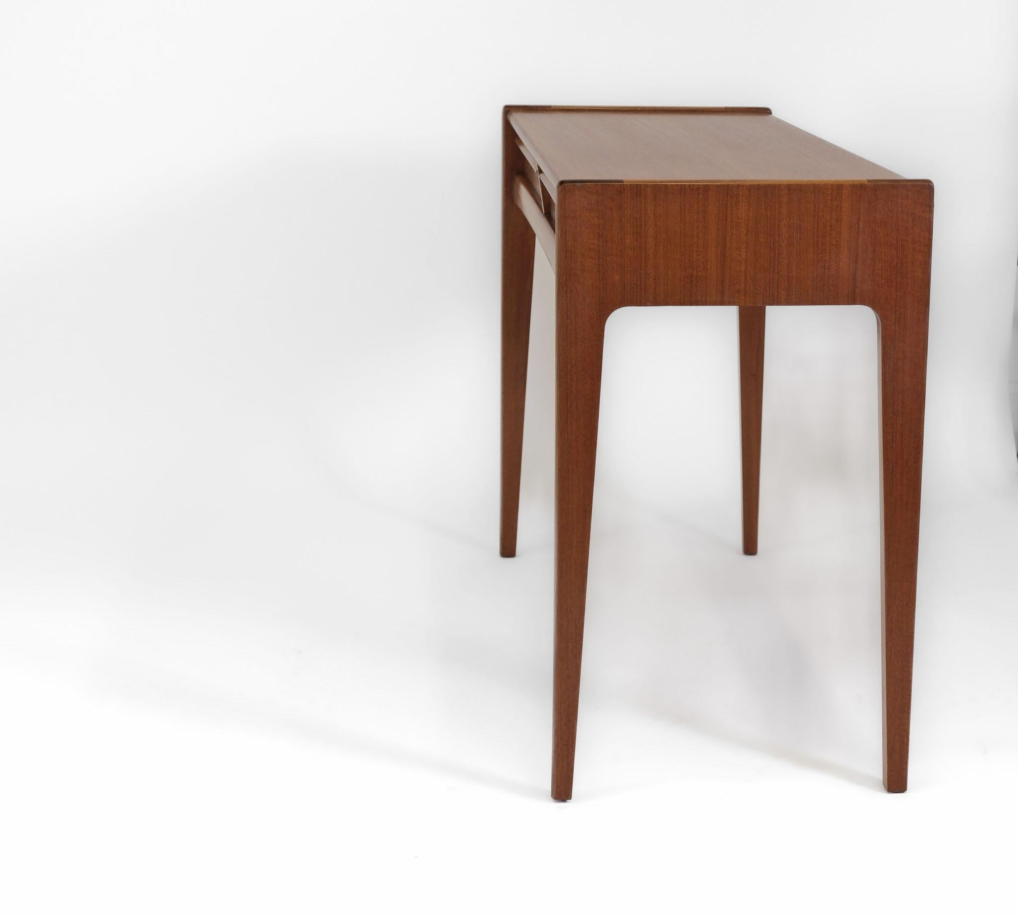 Mid Century Younger Teak Console Table 1960 3