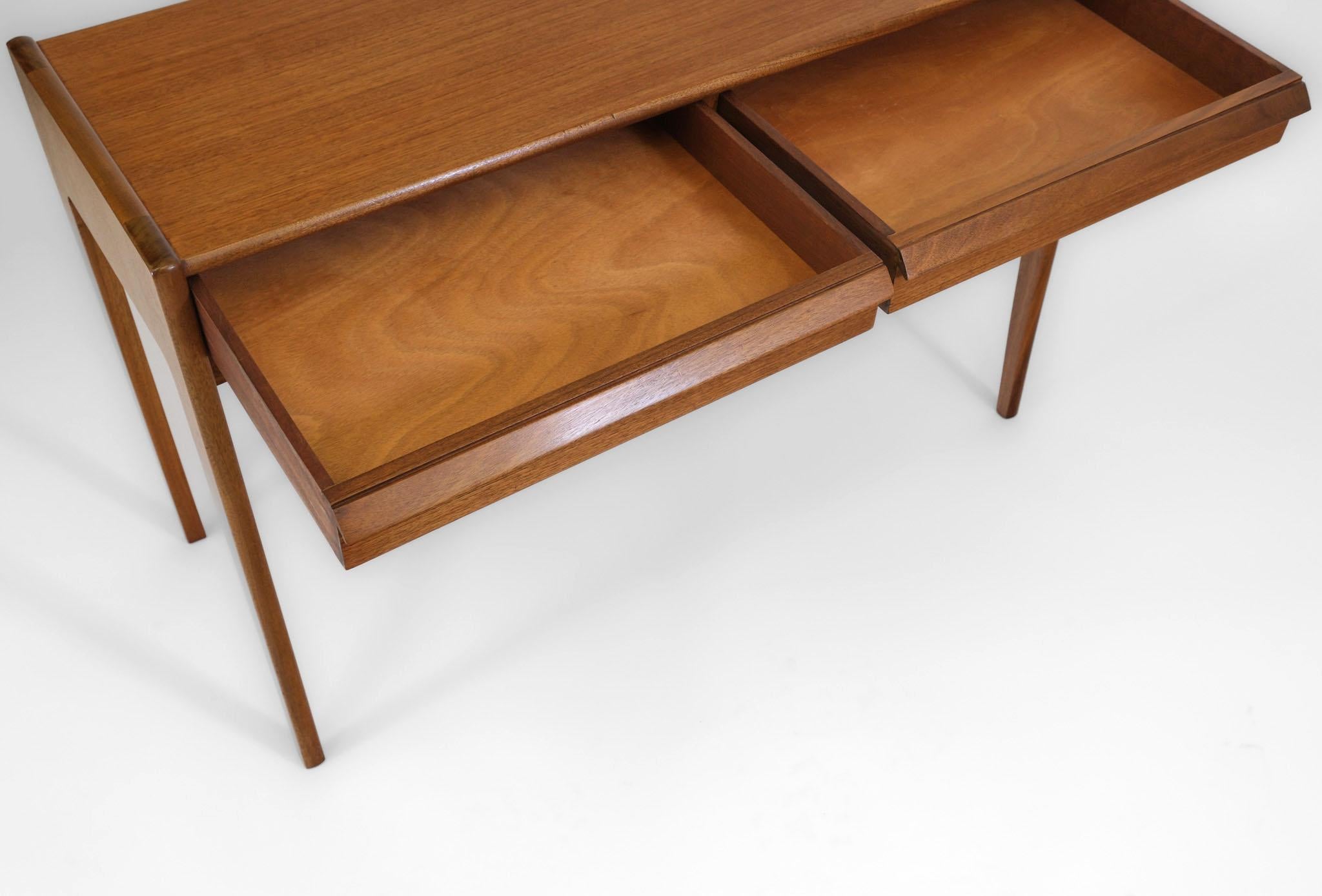 Mid Century Younger Teak Console Table 1960 5