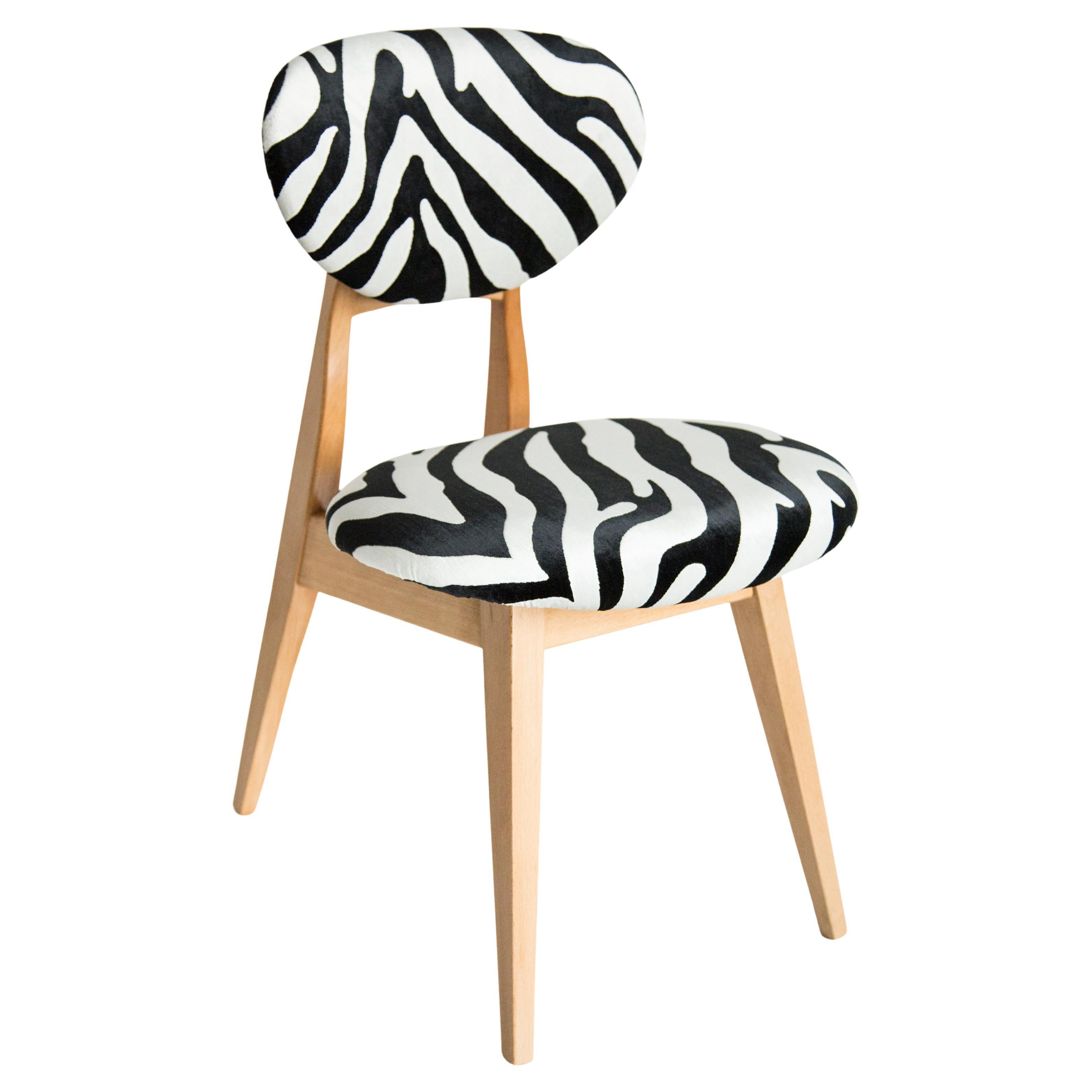 Mid-Century Zebra Chair, Type 200/128, by J. Kedziorek, Europe, 1960s