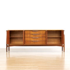Mid Century Zebrano Credenza by Elliots of Newbury