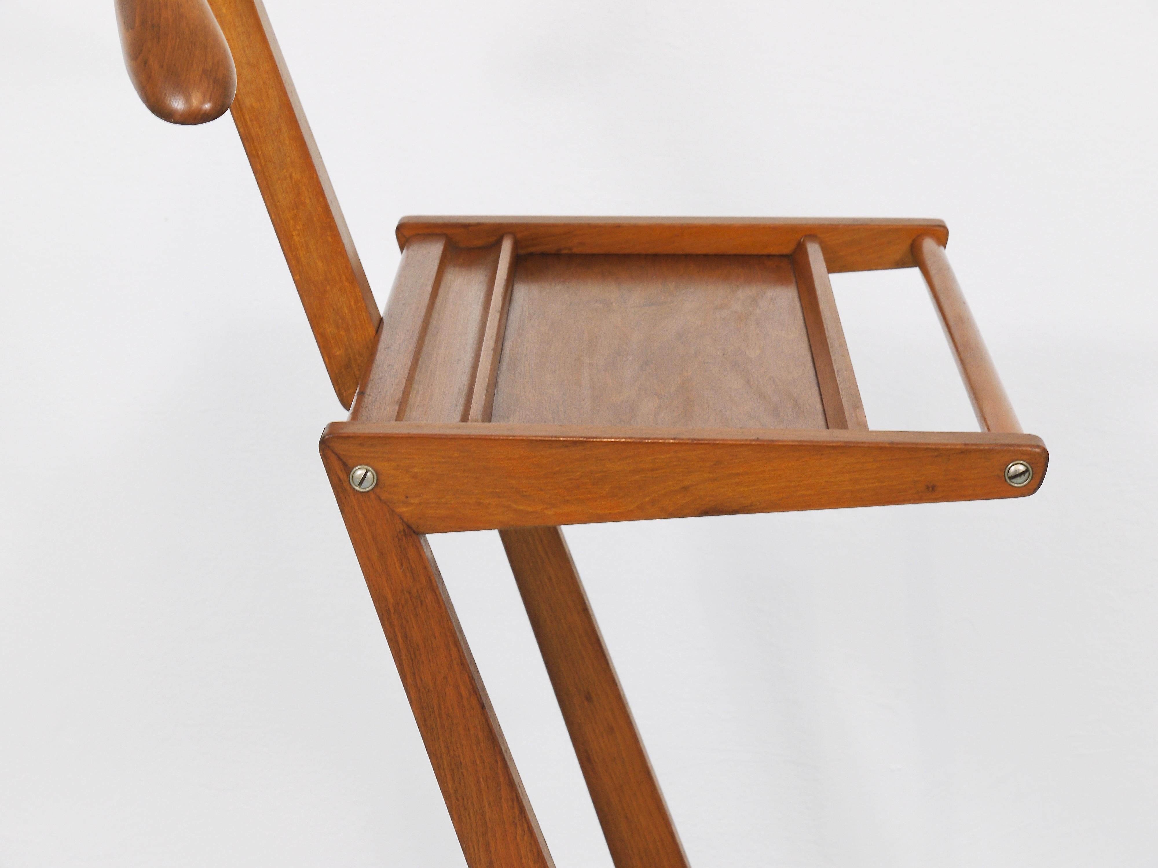 Porta abiti a zig zag di metà secolo di Opal, Germany, anni '50 in vendita 6