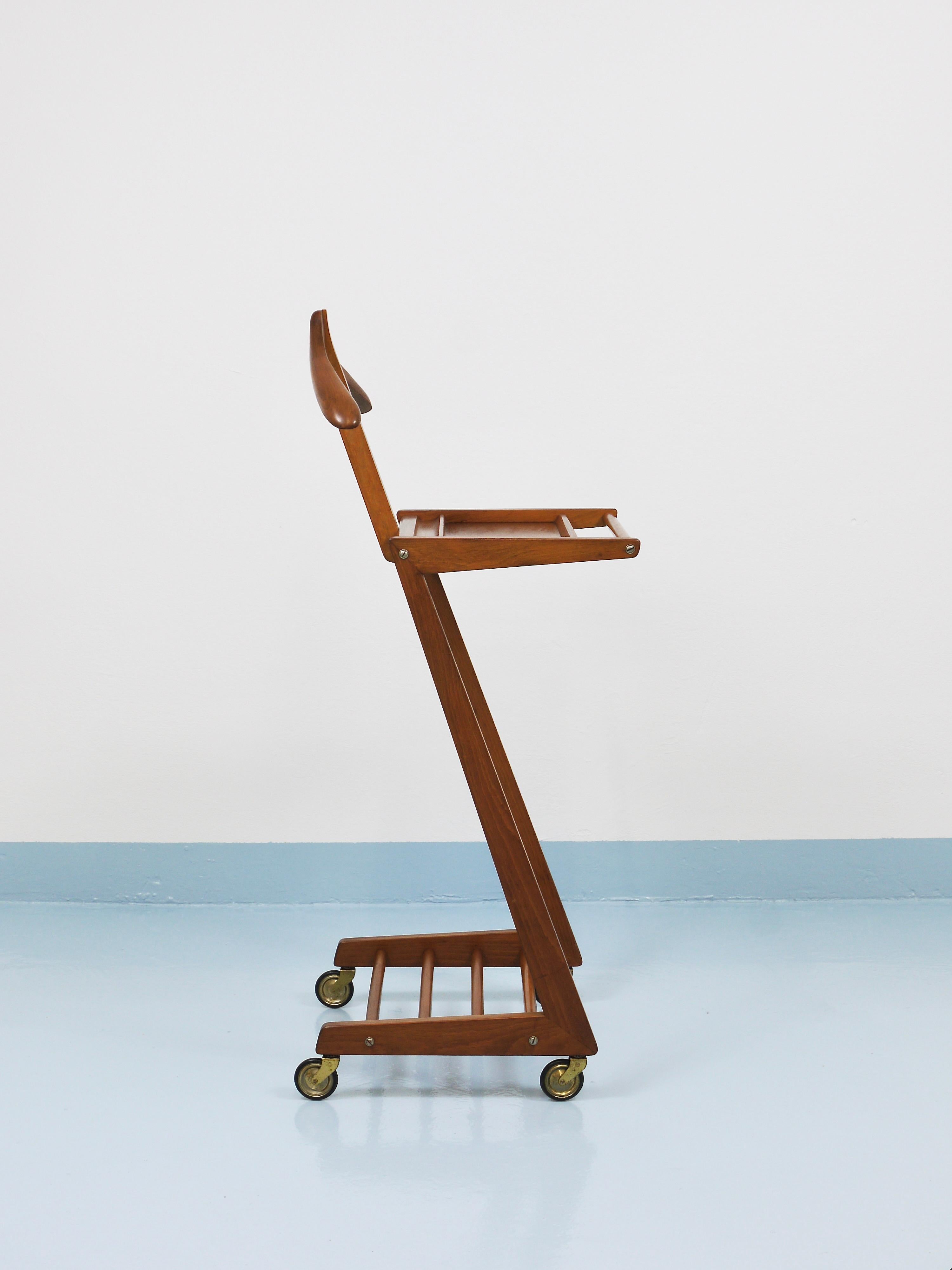 Tedesco Porta abiti a zig zag di metà secolo di Opal, Germany, anni '50 in vendita