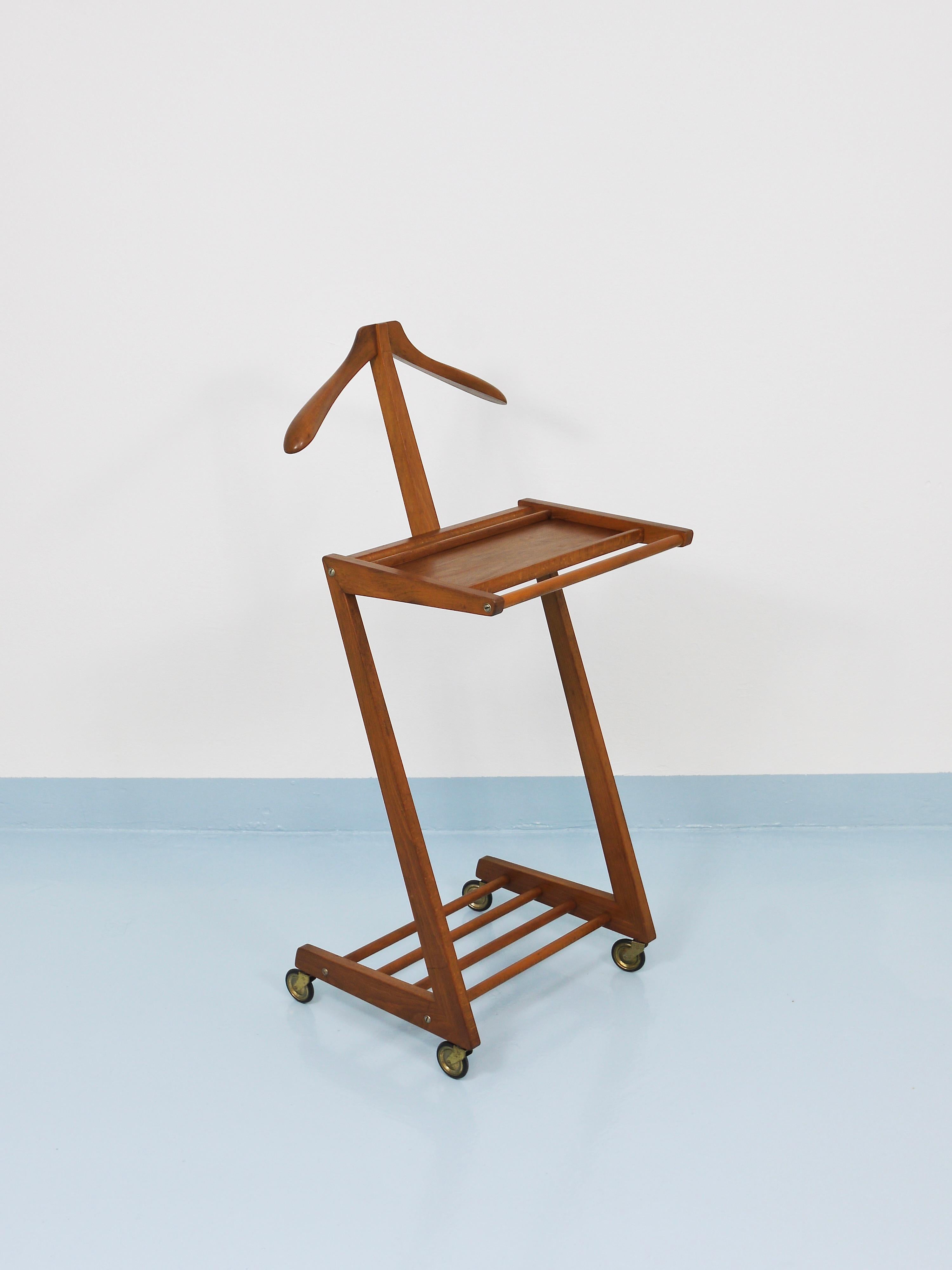 Porta abiti a zig zag di metà secolo di Opal, Germany, anni '50 in vendita 2