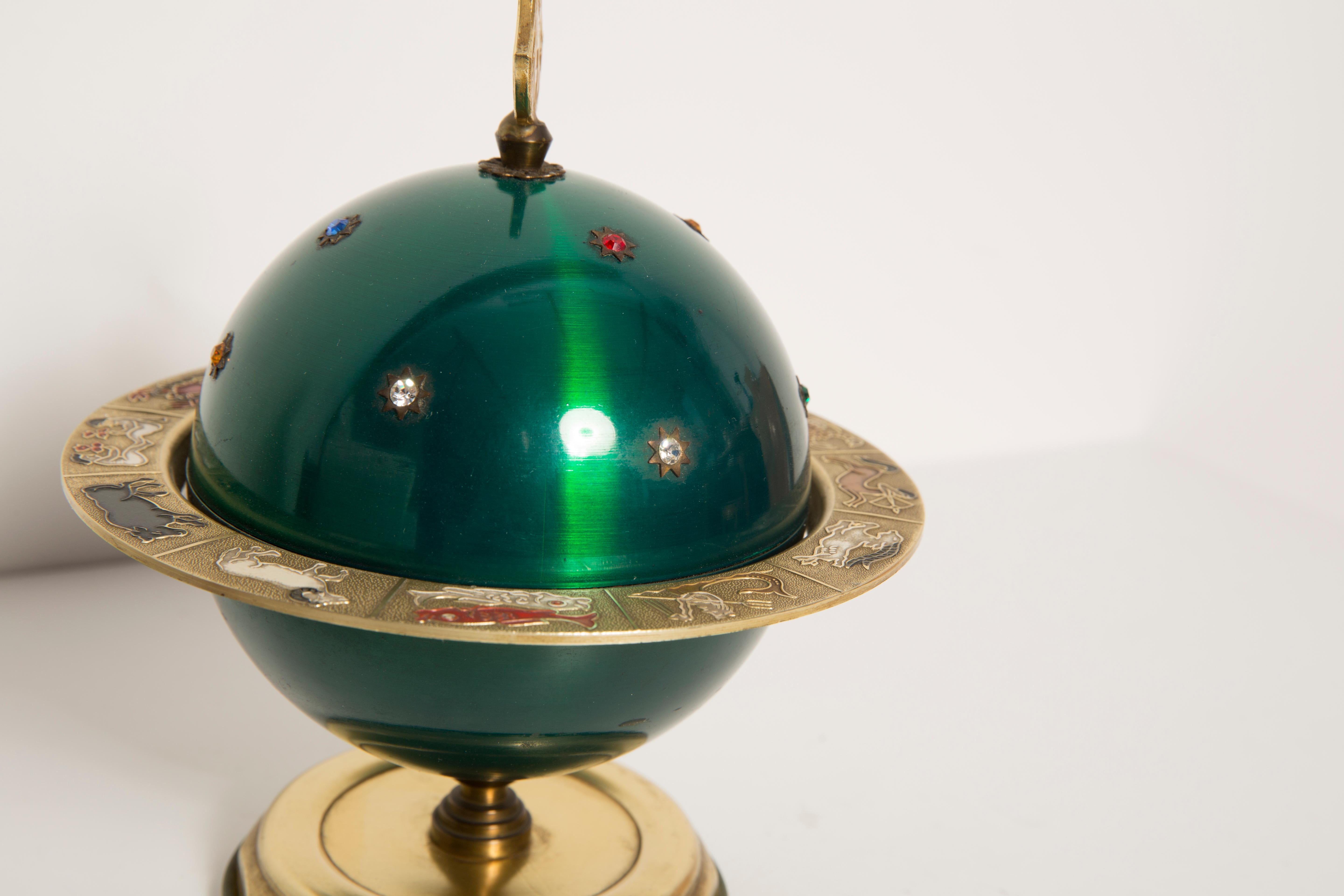 Cofanetto Zodiaco di metà secolo, portasigarette, Europa, anni '60. 1