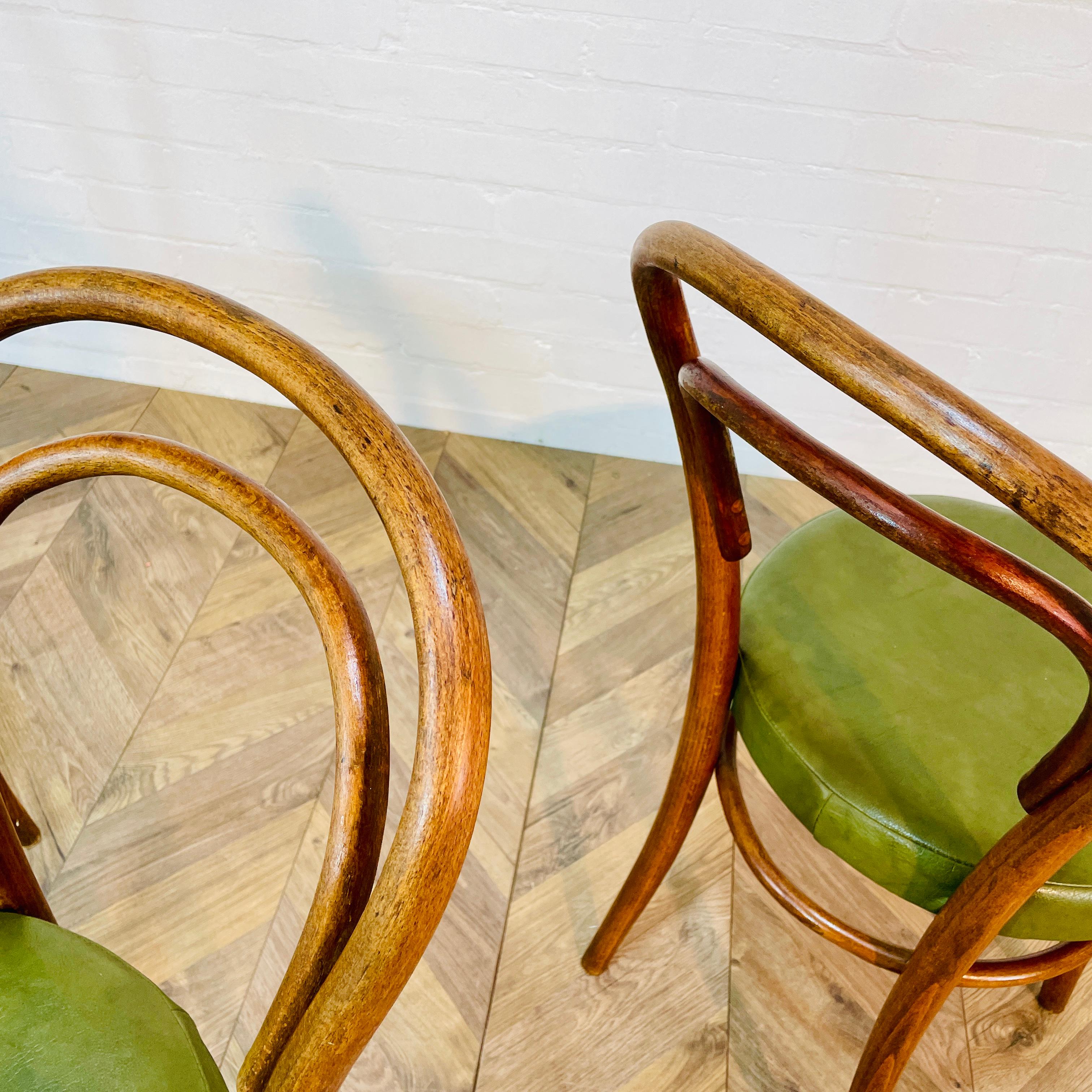 Polish Mid-Century ZPM Radomsko Bentwood Chairs, Set of 3, 1950s For Sale