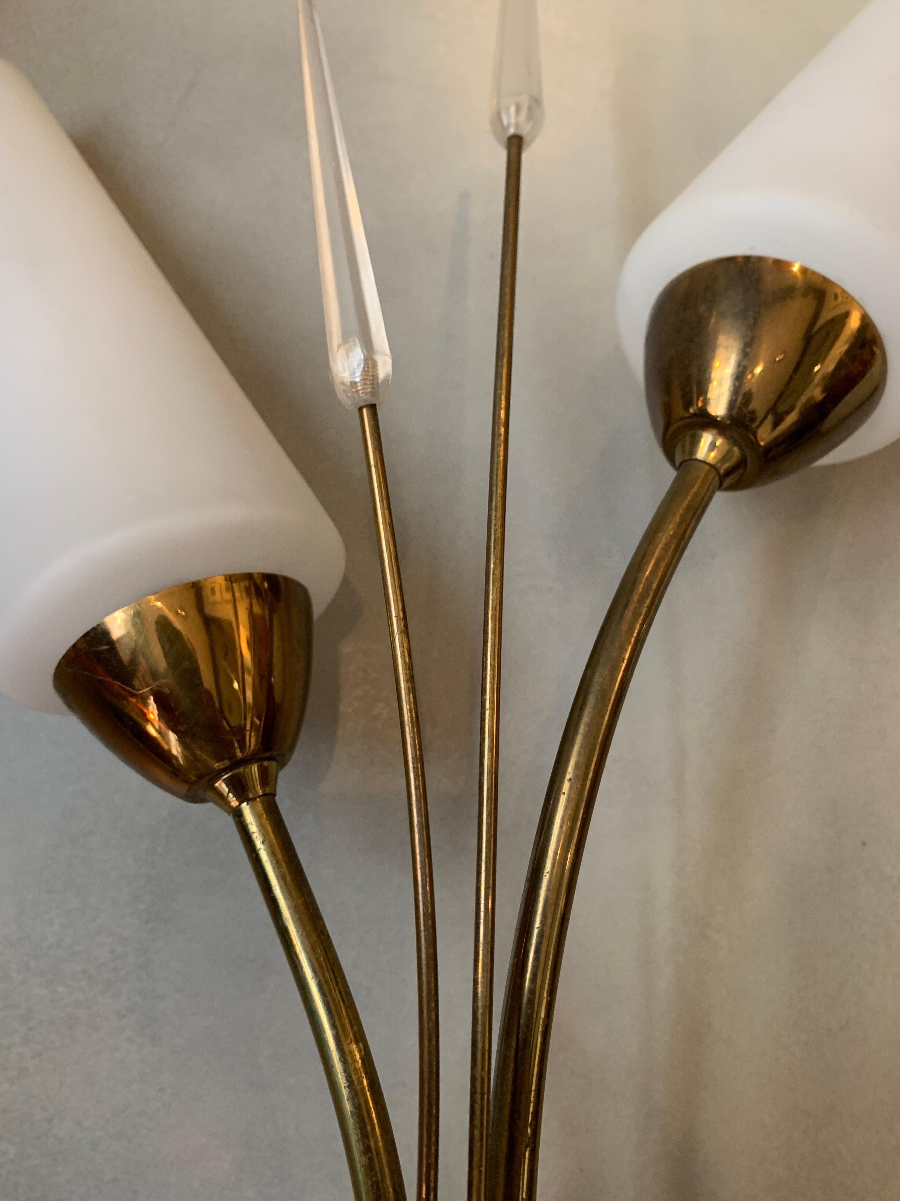 Mid-Centuryfrench Lunel Wall Sconces, 1950 For Sale 12