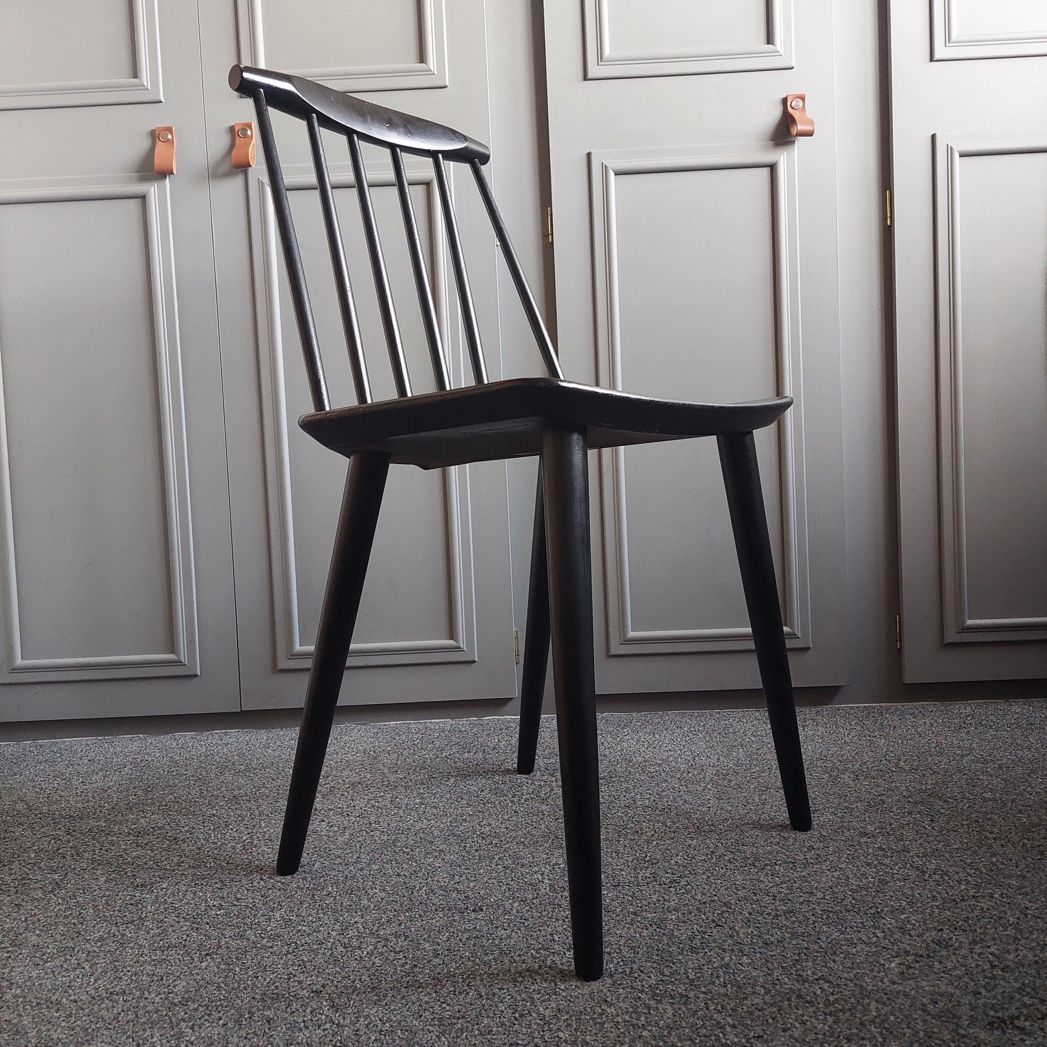 20th Century Mid Century J77 Chair Folke Palsson for Fdb Mobler Danish Modernist 70s