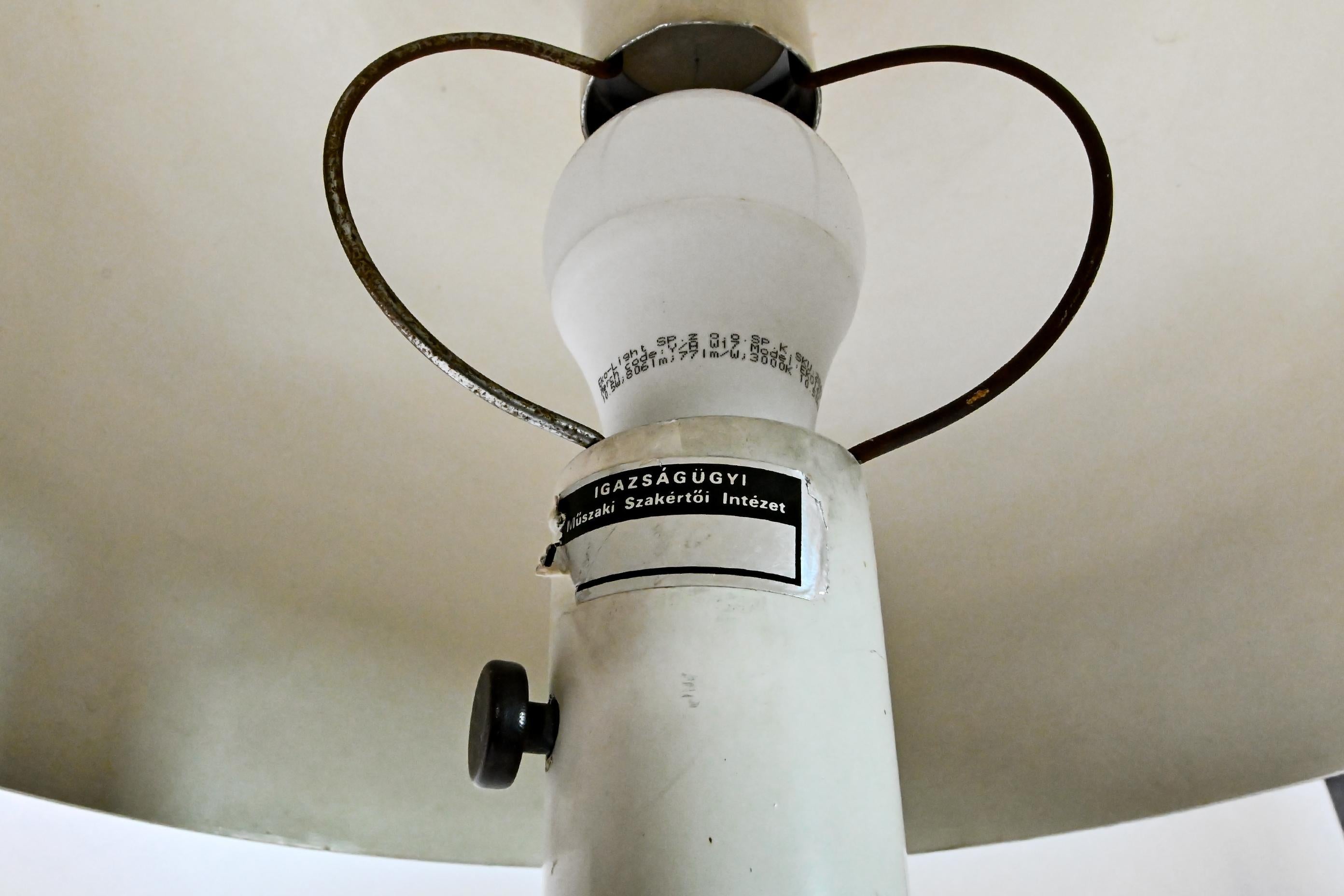 Hungarian Midcentury, Mushroom Floor Lamp by Sándor Borz-Kováts from the 1970s