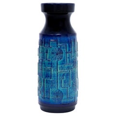 Deutsche Mid-Centutry-Vase aus Keramik von Bay
