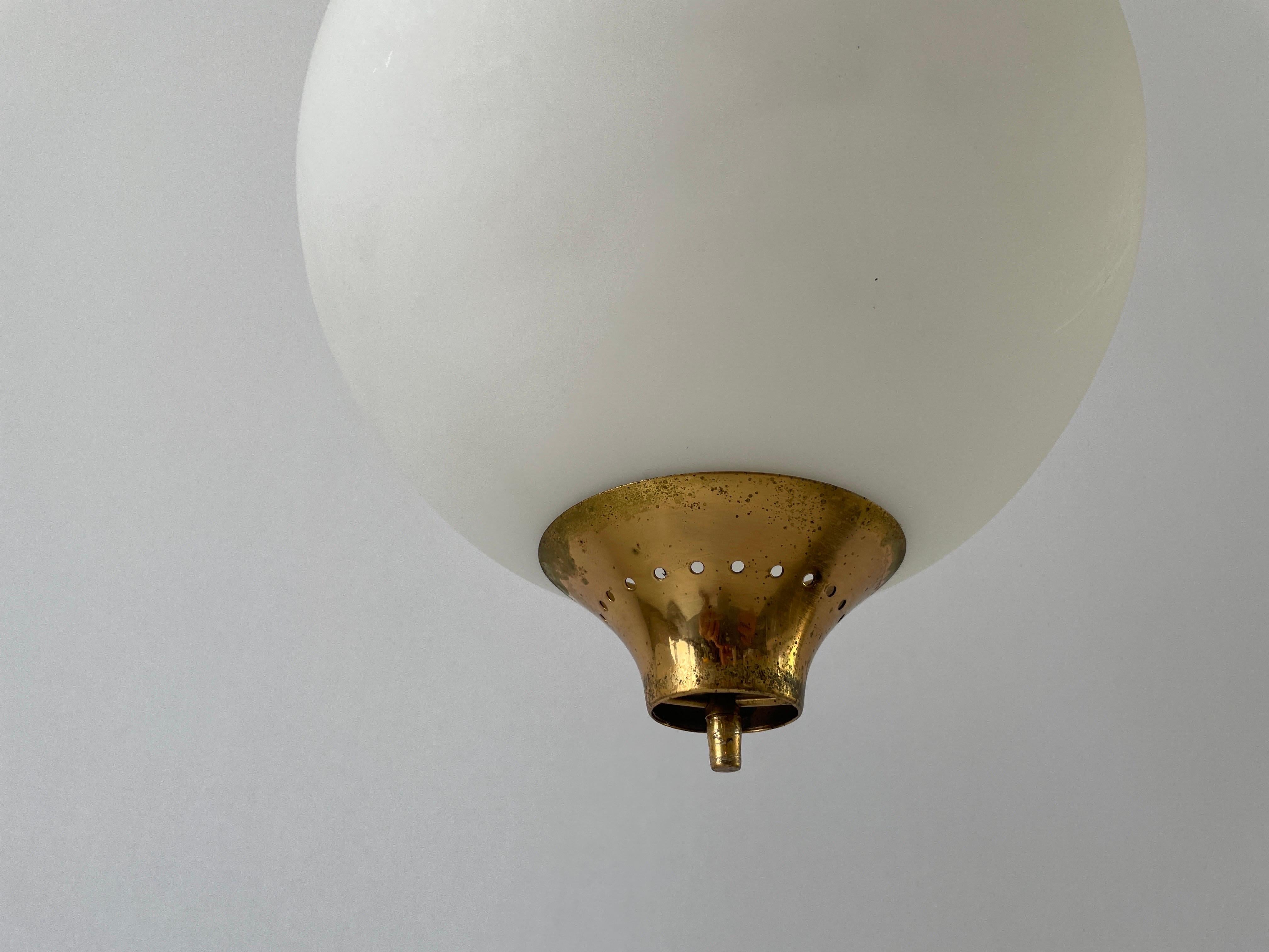 Mid-centuy Modern Ceiling Lamp by Bruno Chiarini for Stilnovo, 1950s, Italy For Sale 3