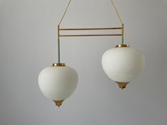 Mid-centuy Modern Ceiling Lamp by Bruno Chiarini for Stilnovo, 1950s, Italy