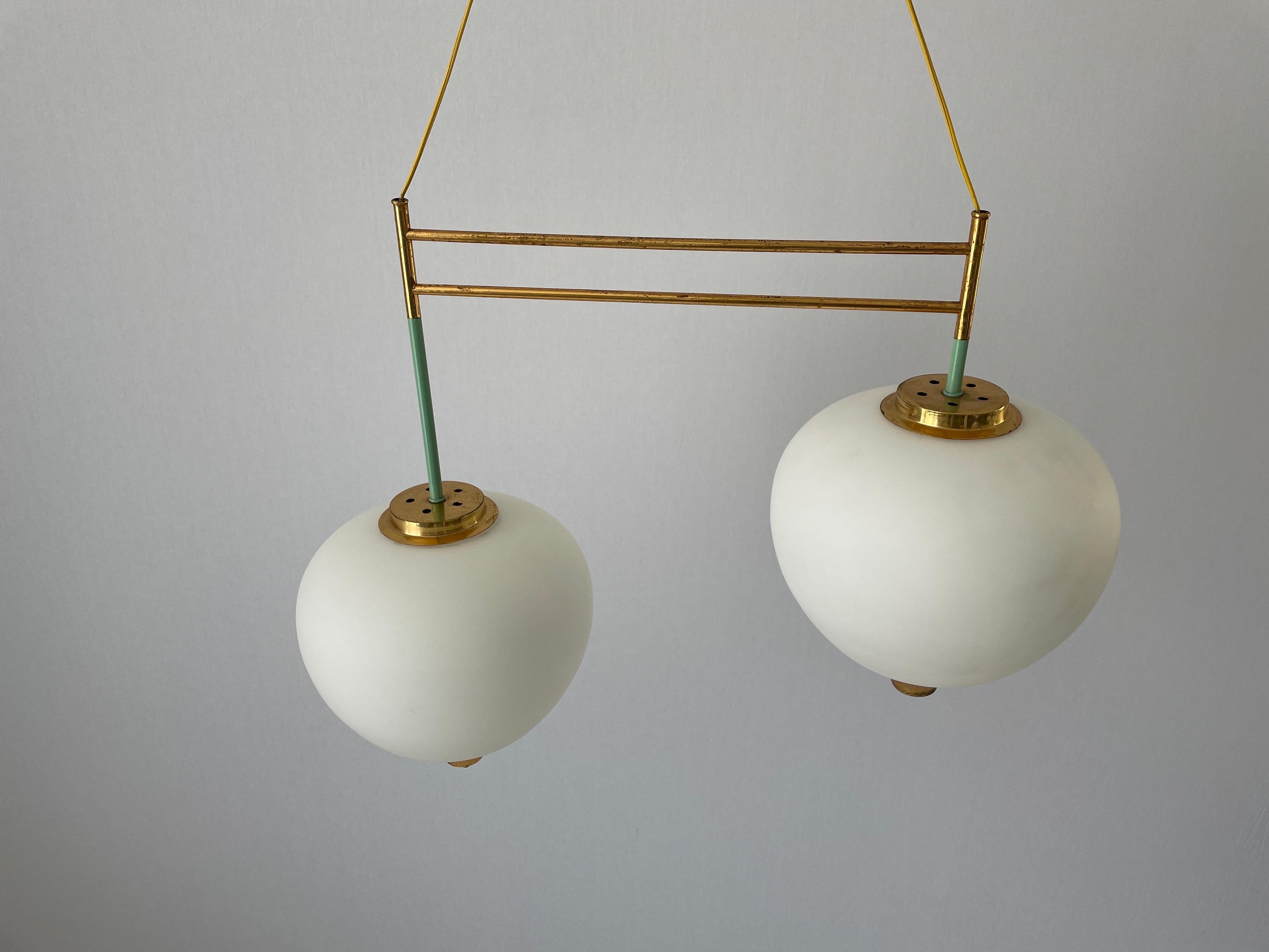 Mid-Century Modern Mid-centuy Modern Ceiling Lamp by Bruno Chiarini for Stilnovo, 1950s, Italy For Sale