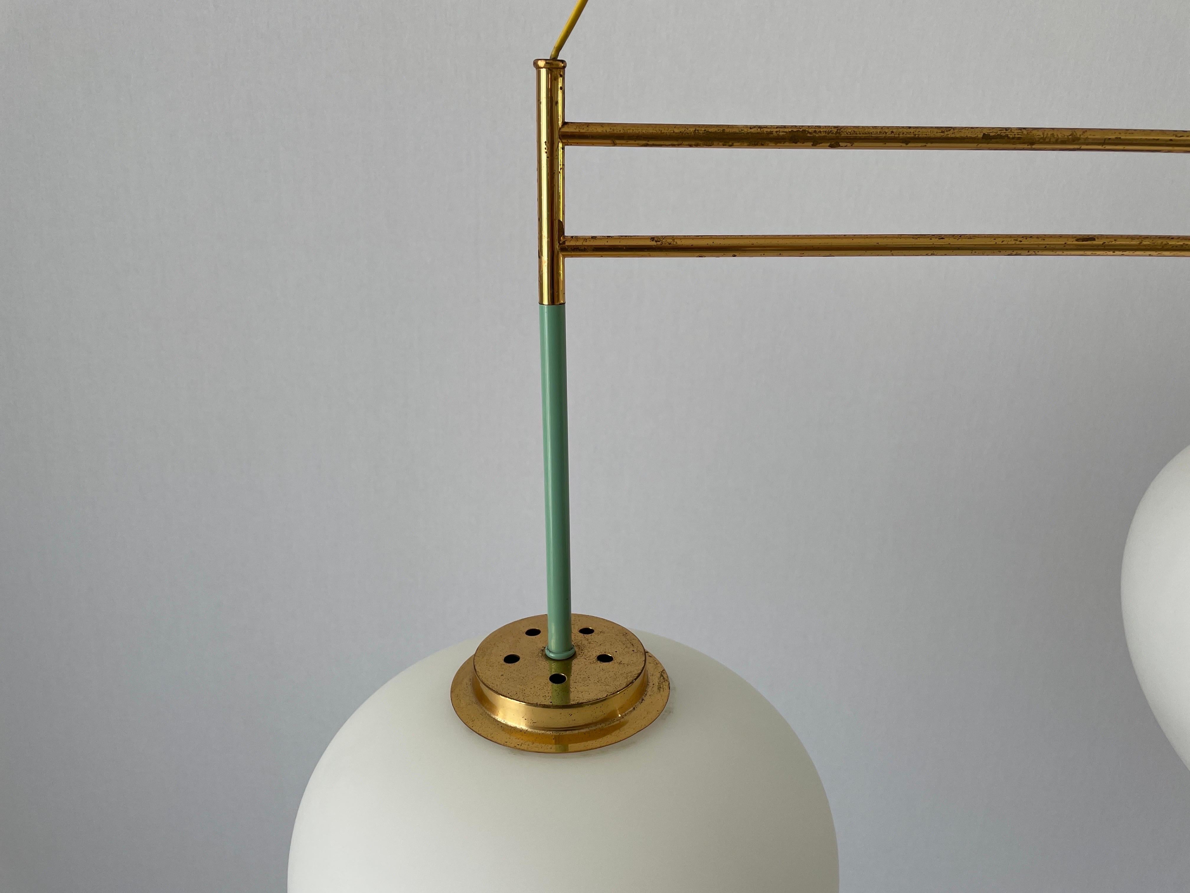 Mid-centuy Modern Ceiling Lamp by Bruno Chiarini for Stilnovo, 1950s, Italy For Sale 1