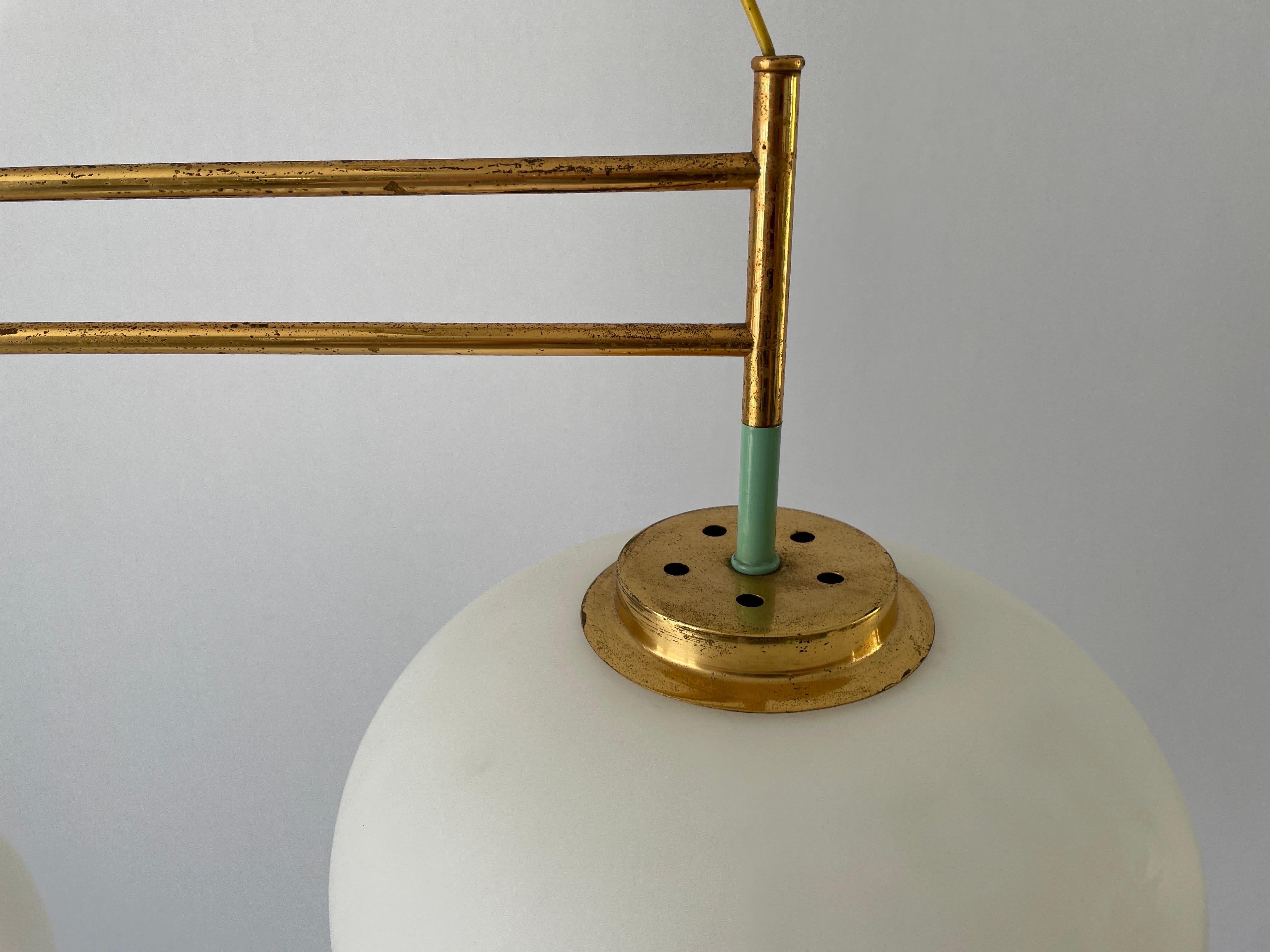 Mid-centuy Modern Ceiling Lamp by Bruno Chiarini for Stilnovo, 1950s, Italy For Sale 2