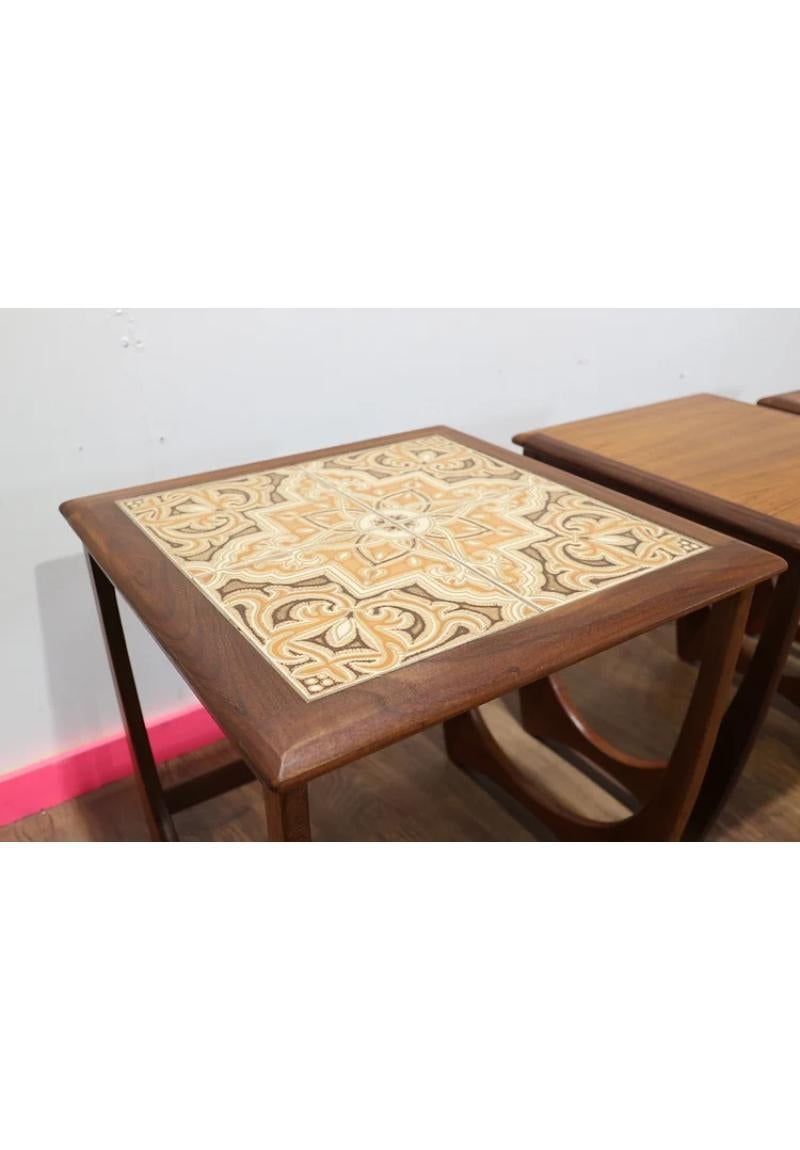 Nesting Tiled Tische aus Teakholz von VB Wilkins für G Plan, Mitte des Jahrhunderts 3