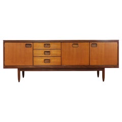 Mid Centuyr Modern Used Teak Credenza Sideboard by William Lawrence