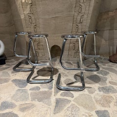 Tabourets de bar K700 "Paperclip" post-moderne du milieu du siècle dernier par Kinetics Furniture