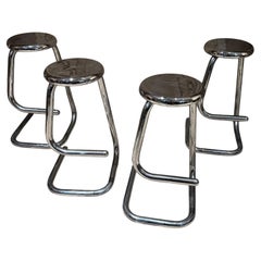 Tabourets de bar K700 "Paperclip" post-moderne du milieu du siècle dernier par Kinetics Furniture