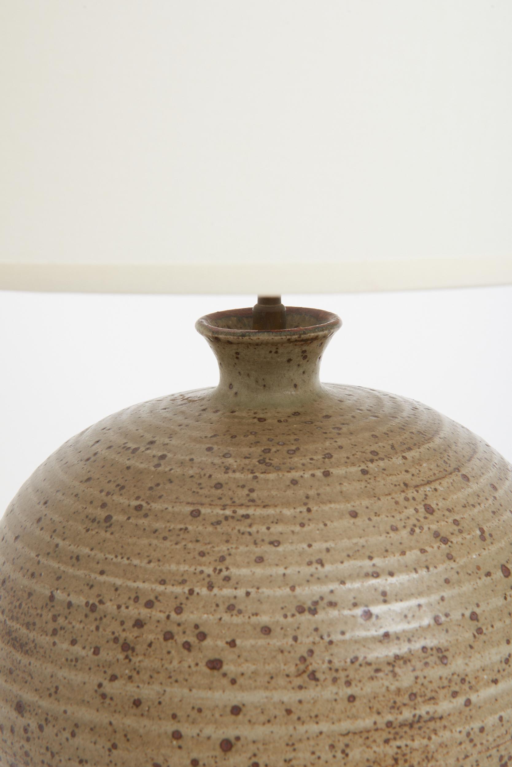 Mid-Century Modern Midcentury Stoneware Table Lamp