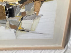 Mid Cetury Modern Mixed Media Collage