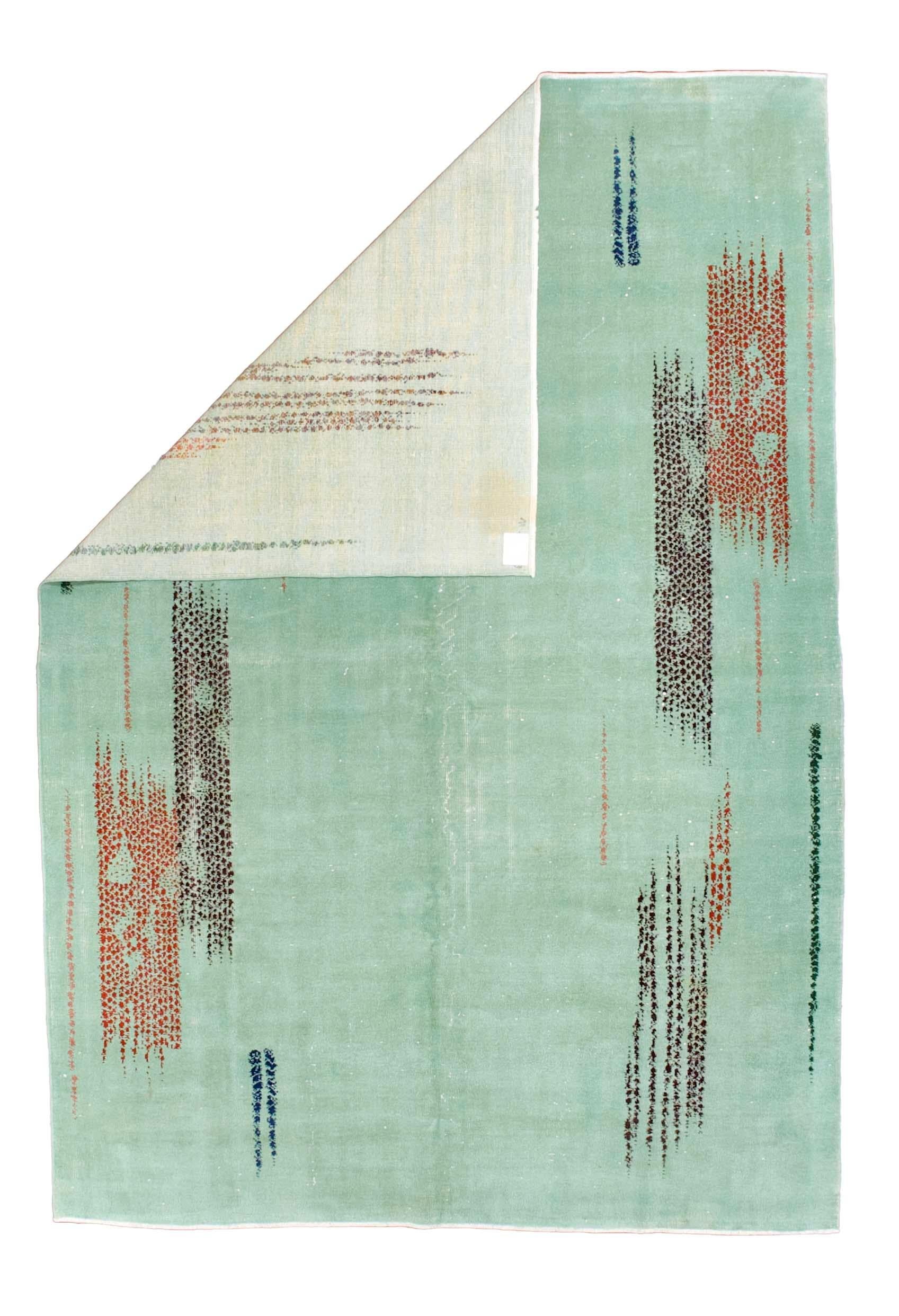 Tappeto Mid Fine Vintage Art Deco 6'9