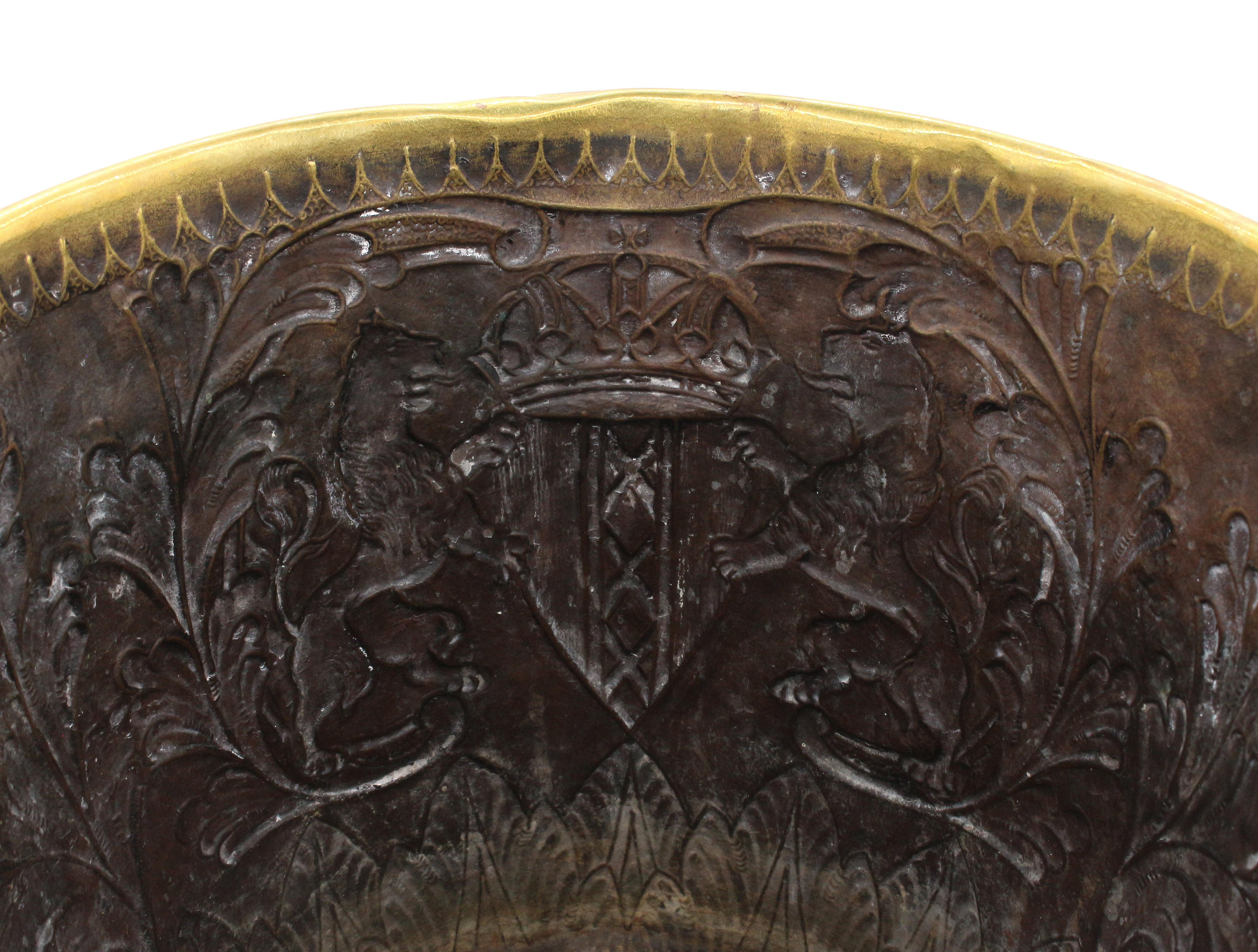 Mid-Late 19th Century Dutch Brass Jardiniere 6