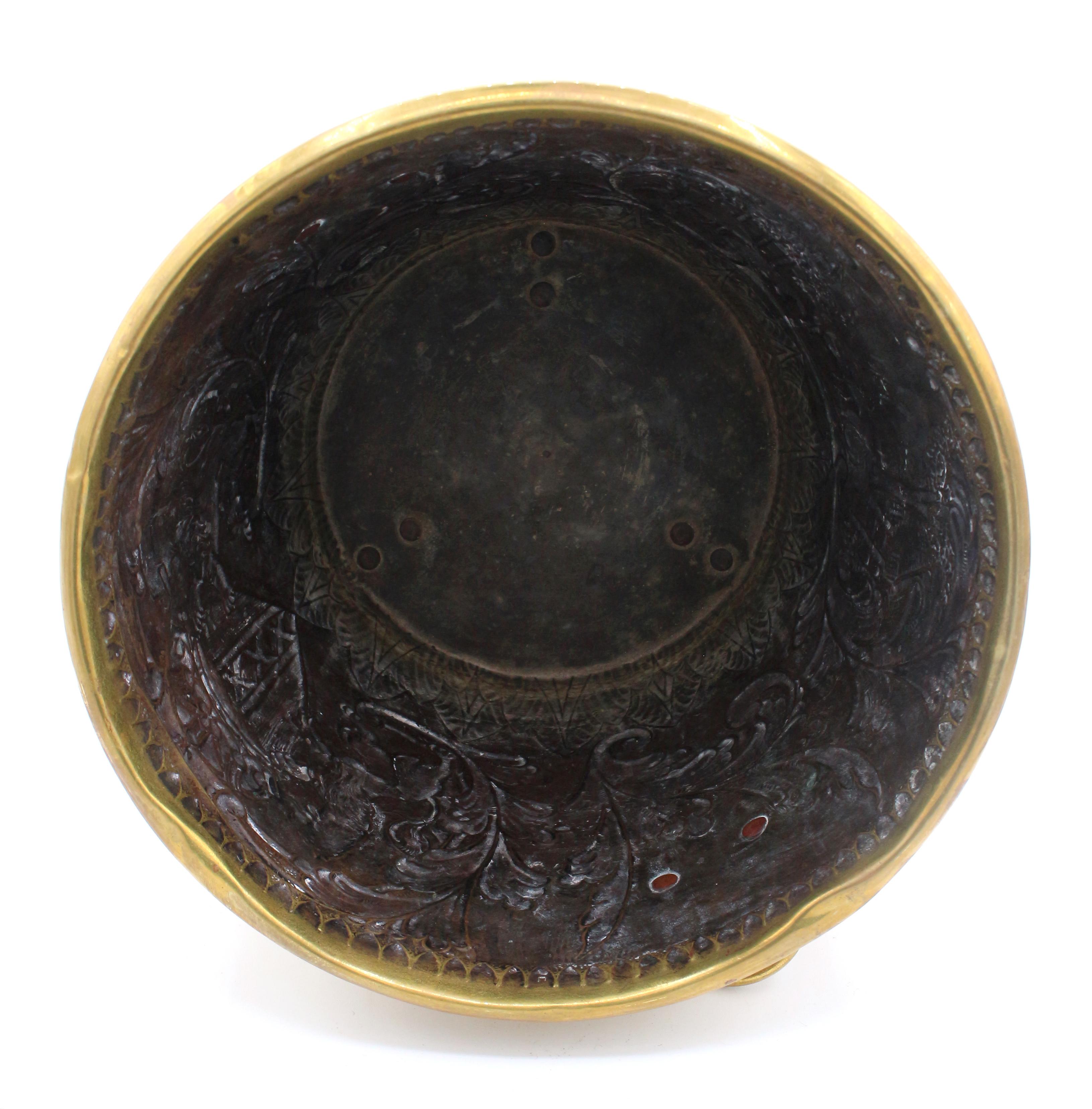 Mid-Late 19th Century Dutch Brass Jardiniere 5